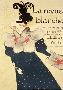 「ラヴューブランシュ」の広告ポスターの複製、1895
